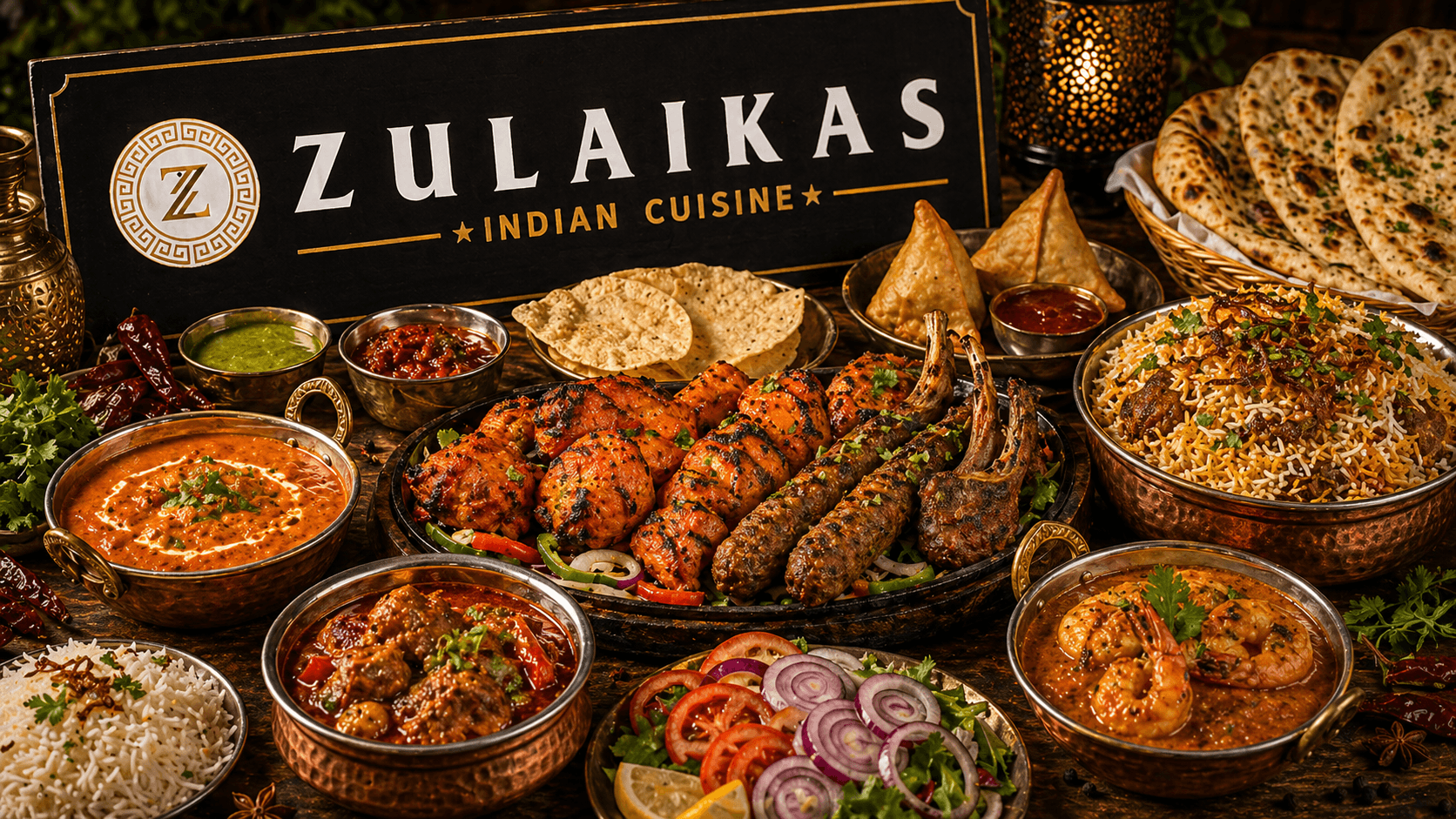 Zulaikas Indian Cuisine cover image