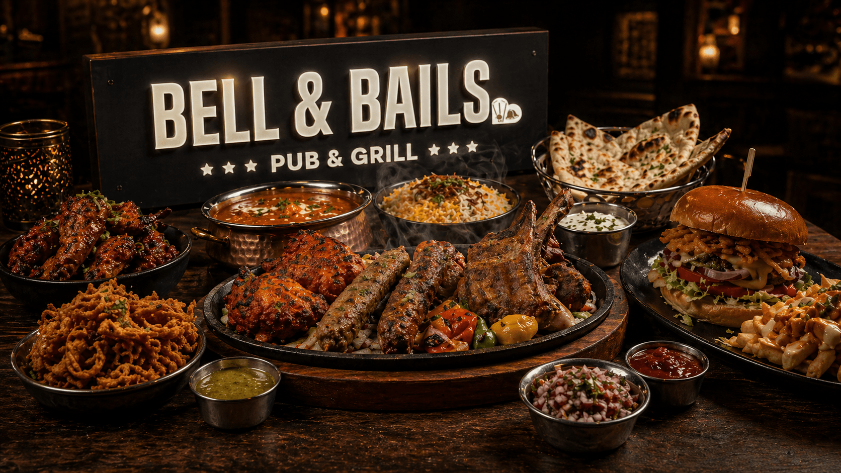 Bell & Bails Pub And Indian Grill cover image