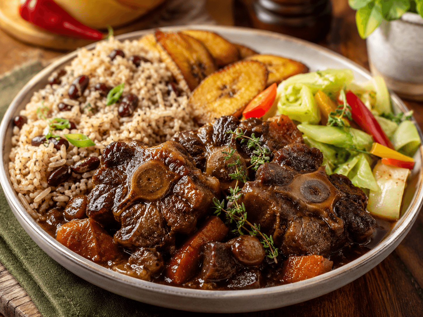 Oxtail special from Mr Wests Caribbean Cuisine